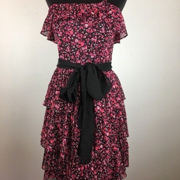 White House Black Market Dresses & Skirts - White House Black Market WHBM Dress 14 Pink Black